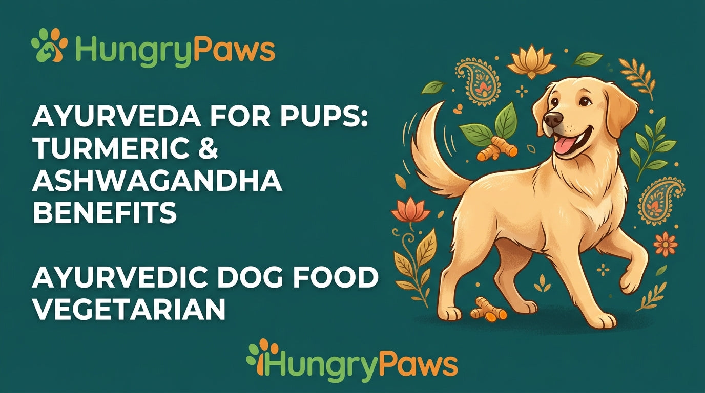 The Science of Balance: Why Ayurvedic Dog Food Vegetarian Diets Prioritize Turmeric and Ashwagandha