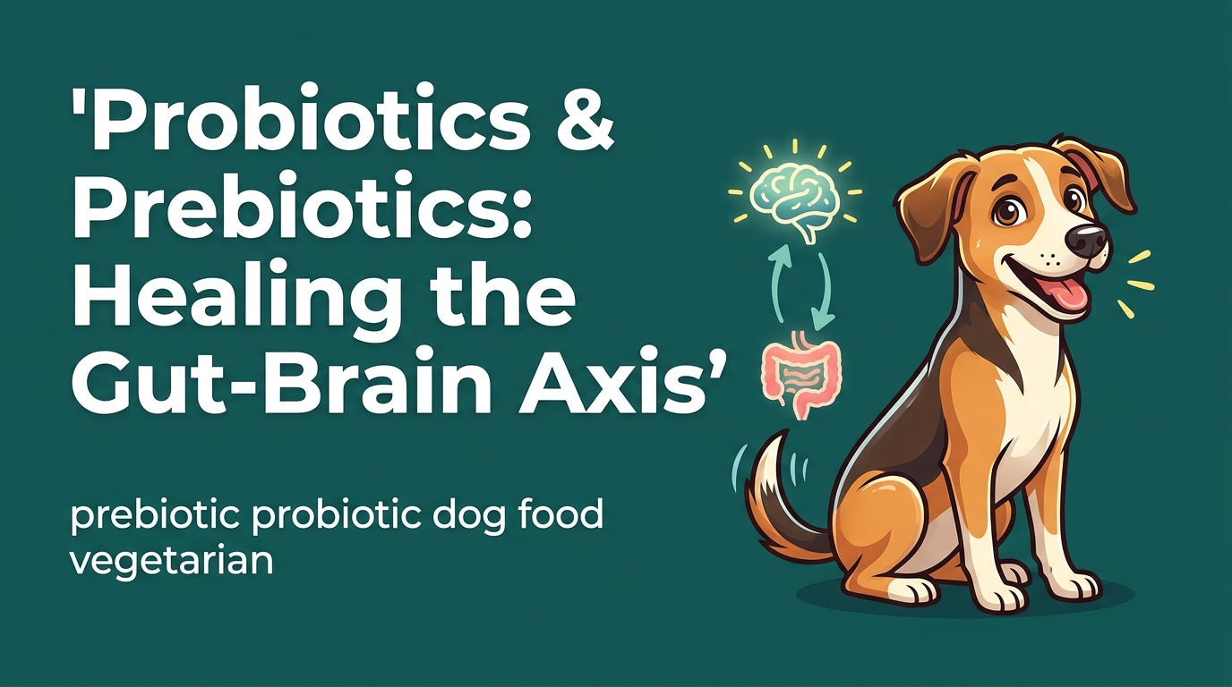 prebiotic probiotic dog food vegetarian